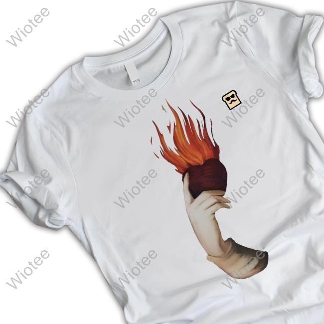 Disguised Toast Merch Flaming Heart Tee Official Disguised Toast Merch Flaming Heart Tee