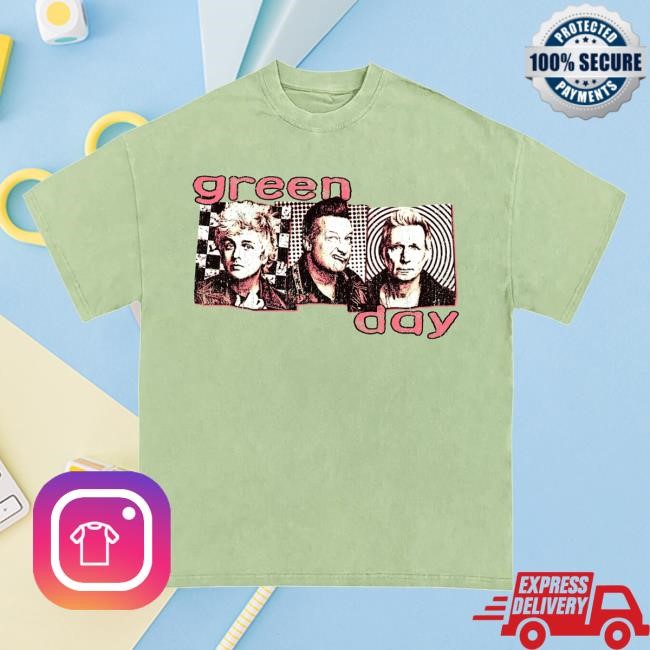 Official Green Day Apparel Store Summer Photo Tee Green Day