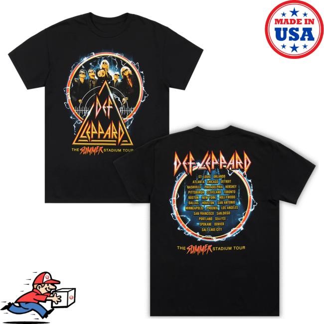The Summer Stadium Tour 2024 Tee Def Leppard Official Store The Summer Stadium Tour 2024 Tee Def Leppard Official Store