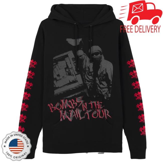 Official City Morgue Merch Revenge X City Morgue Bombs In The Mail Tour Crew neck City Morgue Clothing