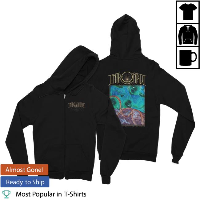 Official Night Shift Store Shop Intronaut - Fluid Existential Inversions Zip Up Hoody Nightshift Merch