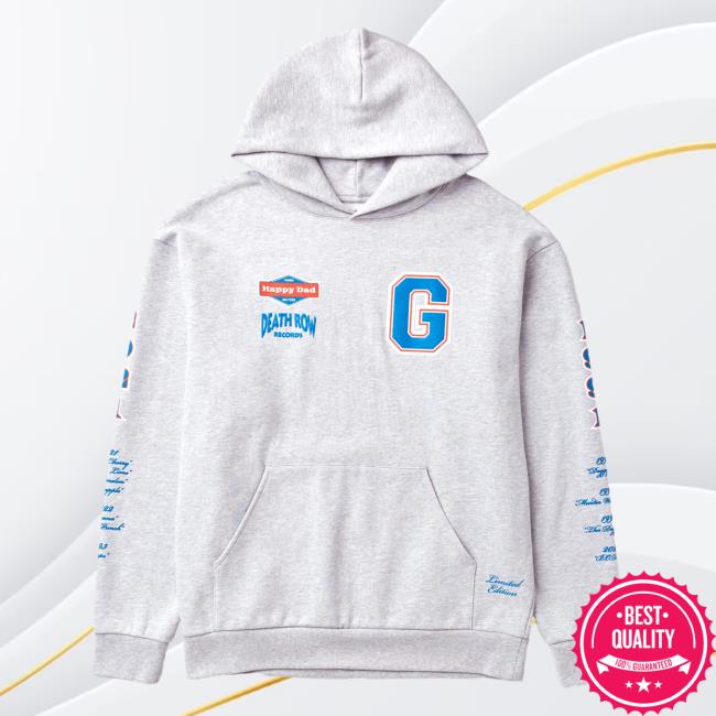 Official Happy Dad Merch Store Shop Happy Dad X Death Row Varsity Attractive Hoodie