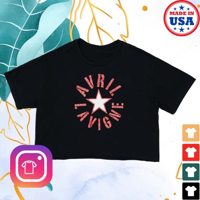 Official Avril Lavigne Merch Store Avril Lavigne Let Go Crop Top Shirt Avril Lavigne Clothing Shop AvrilLavigne
