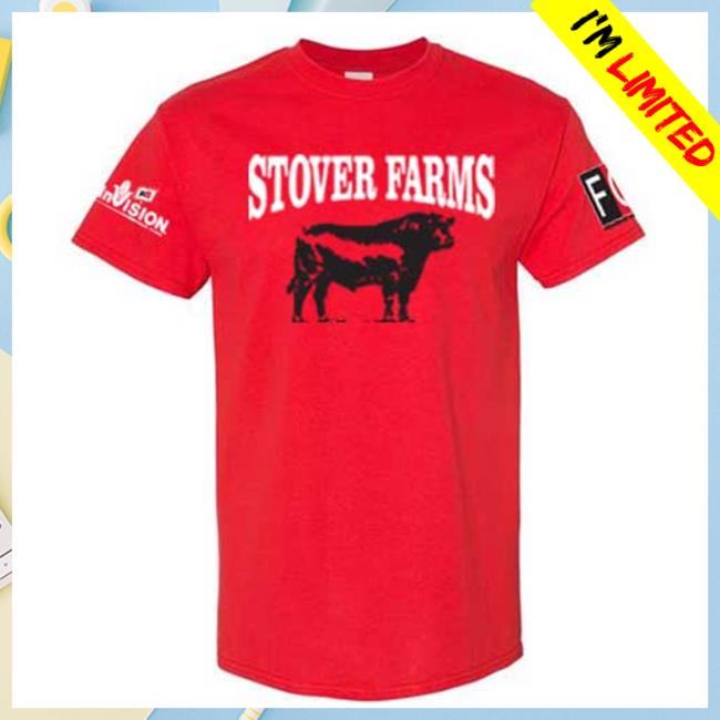 Minervapromotions Stover Farms Red Tee