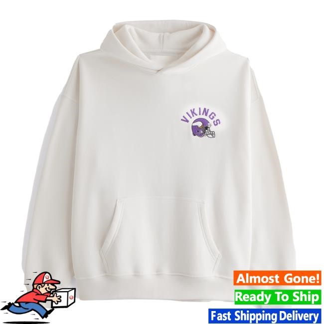 Official Abercrombie And Fitch Shop Minnesota Vikings Graphic Hood