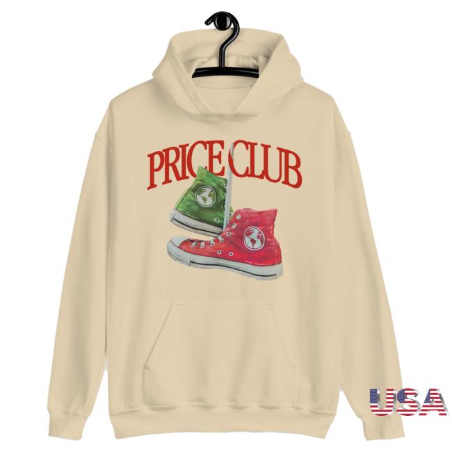 Official Connor Price Merch Price Club Sneaker Crewneck Sweatshirt