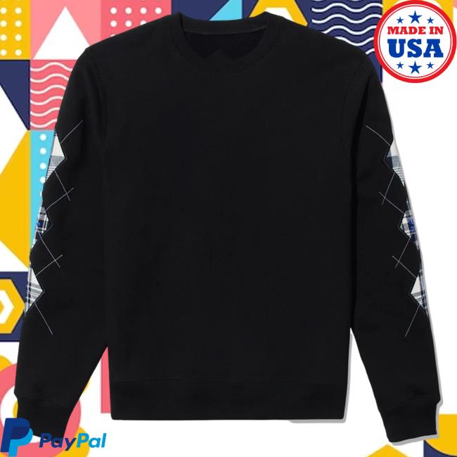 Official Noah Merch Store Argyle Appliqué Sweaters Noah Clothing Shop Apparel