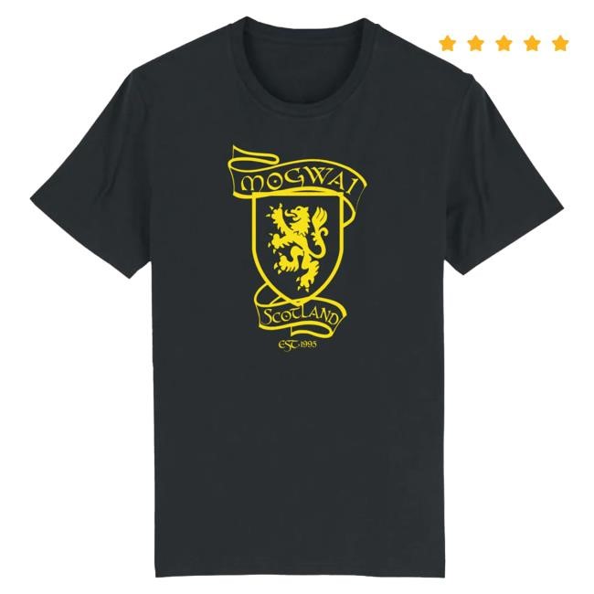 Official Mogwai Merch Mogwai Lion Rampant | Black Hot Shirt