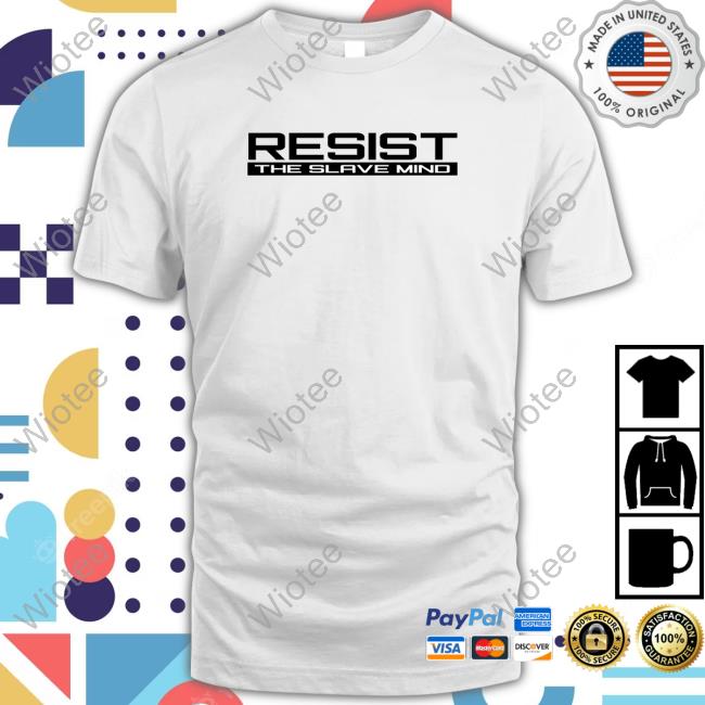 Official TopG Resist 2 The Slave Mind White Shirt