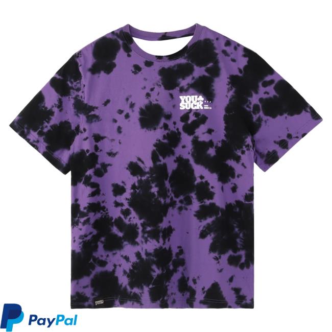 Official Paymoneywubby Pmw Store Rescue Me Tee - Tie Dye Purple Shirt 2024