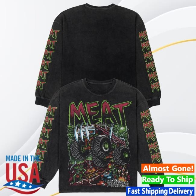 Official Papa Meat Merch Meatcanyon Monster Truck Long Sleeve Shirt 2024 Official Papa Meat Merch Meatcanyon Monster Truck Long Sleeve New Shirt