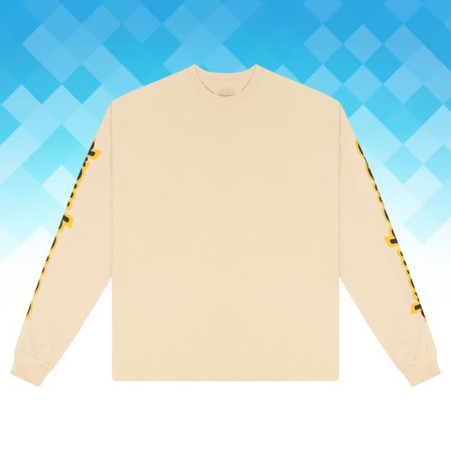 Official Drew House Merch Store Shop Drew House Ls Hug Long Sleeve Tshirt Biscotti Drew House Apparel Clothing