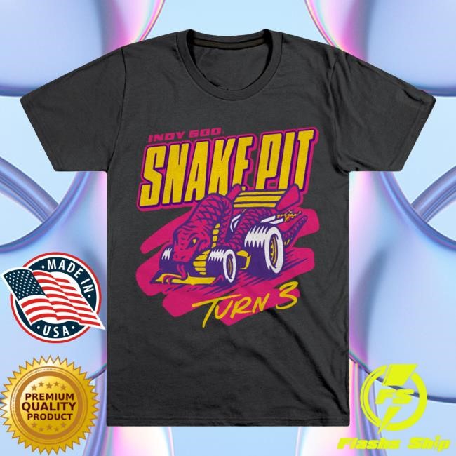 Indy 500 Official Store Merch Homefield Snake Pit Short Sleeve Tee