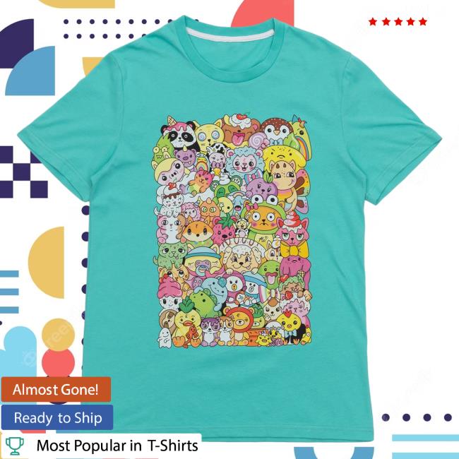Official Moriah Elizabeth Merch Store Shop Jam Packed Bunch New Shirt Teal MoriahElizabeth