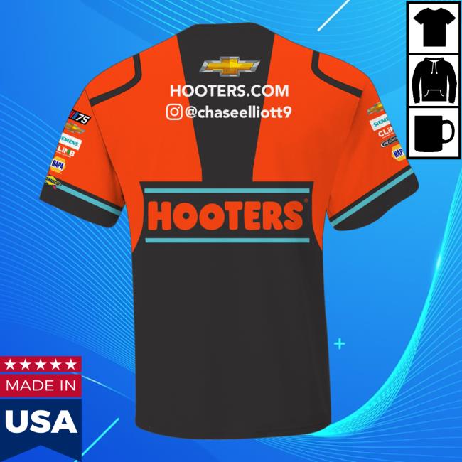 Official Nascar Store Merch Shop hase Elliott Hendrick Motorsports Team Collection Orange/Black Sublimated Uniform Pullover Hoodie Official Nascar Store Merch Shop hase Elliott Hendrick Motorsports Team Collection Orange/Black Sublimated Uniform Shirt New