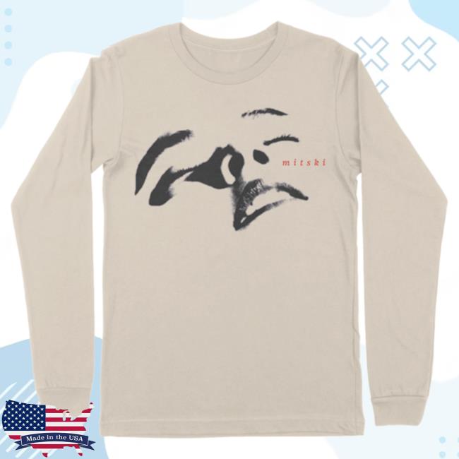 Official Mitski Merch Store Face Long Sleeve Shirt New Mitski Shop Mitskileaks