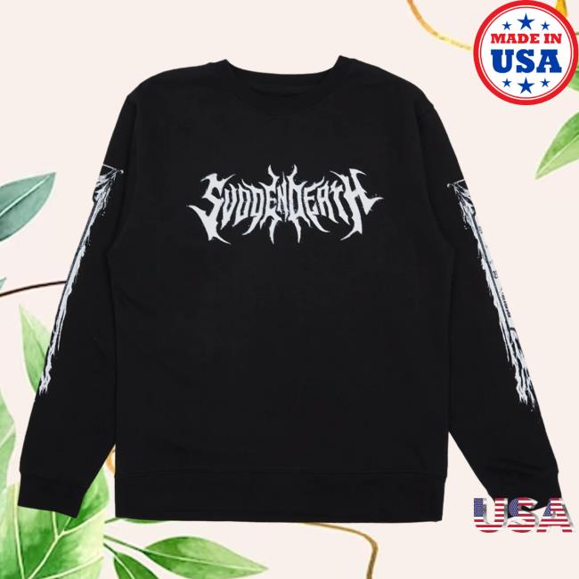 Svdden Death Merch Svdden Death X 7 Black Blades Collab - Crewneck