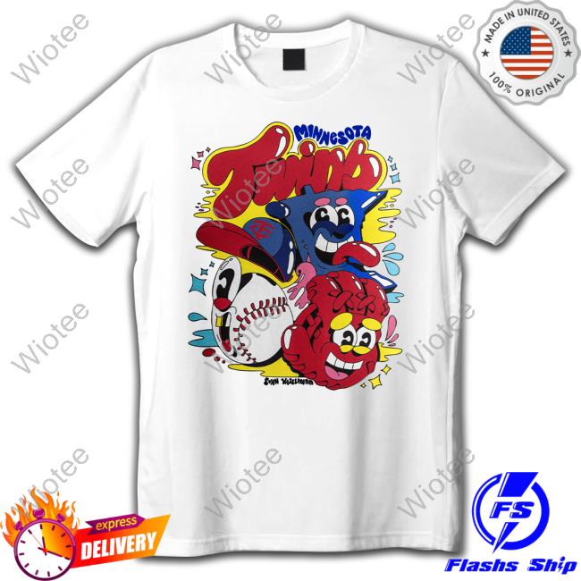 Minnesota Twins Tuesday Artist Series Evan Weselmann T-Shirt