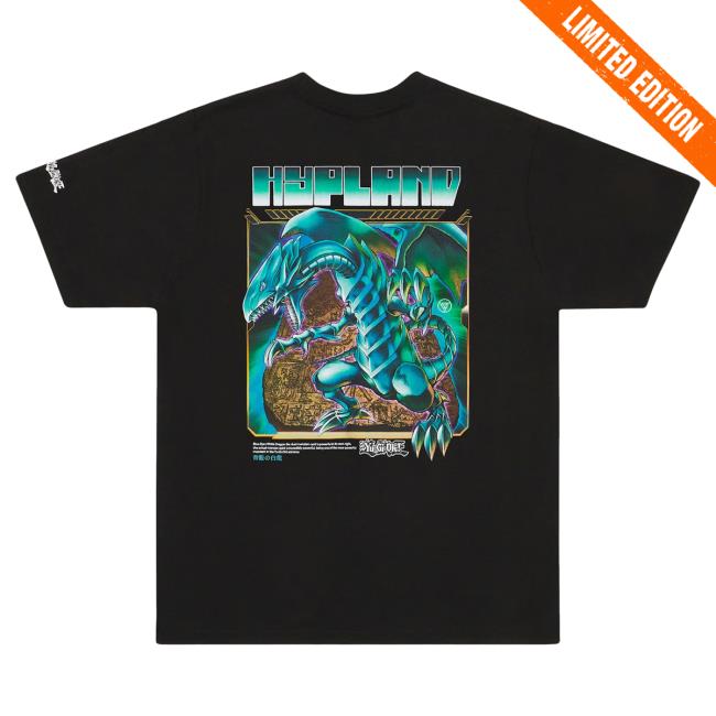 Official Hypland Clothing Merch Store Hypland Yugioh Blue Eyes Shirts (Black)