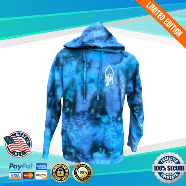 Official Slvr Lnng - Crystal-Infused Clothing & Apparel Crystal Hamsa Mid-Weight Tie-Dye T Shirts