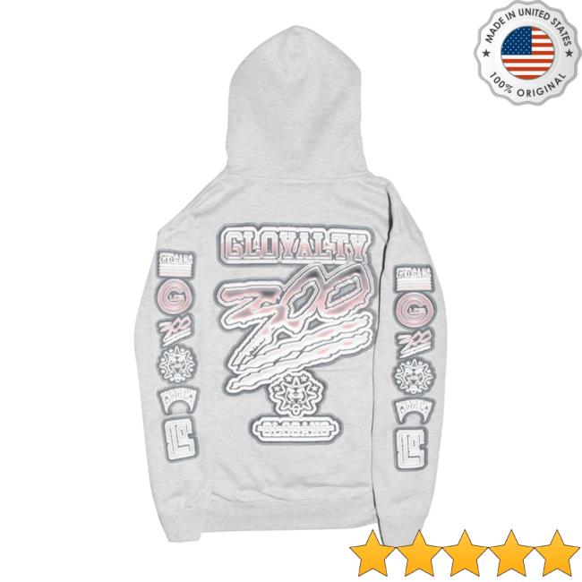 Gloyalty Chrome Sweatshirt (Grey) Official Glo Gang Store Shop Merch Glo Gang Gloyalty Chrome Pullover Sweatshirt (Grey)