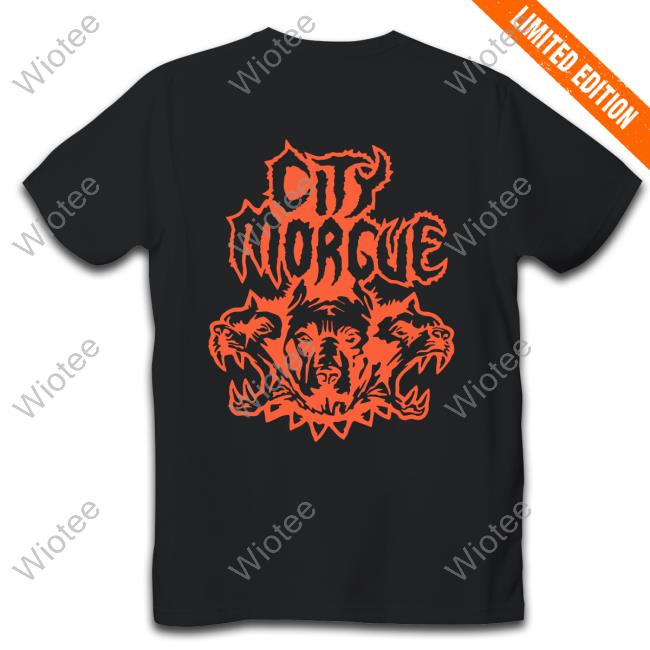 Official City Morgue Kms White T Shirts City Morgue Merch City Morgue Kms T-Shirt