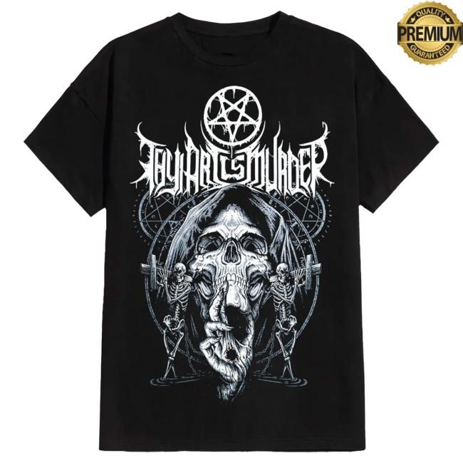 Official Impericon Merch Store Thy Art Is Murder - Skull Pentagram - Tshirt