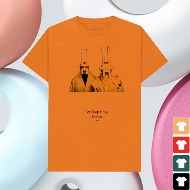 Annually 2024 New Tee Pet Shop Boys