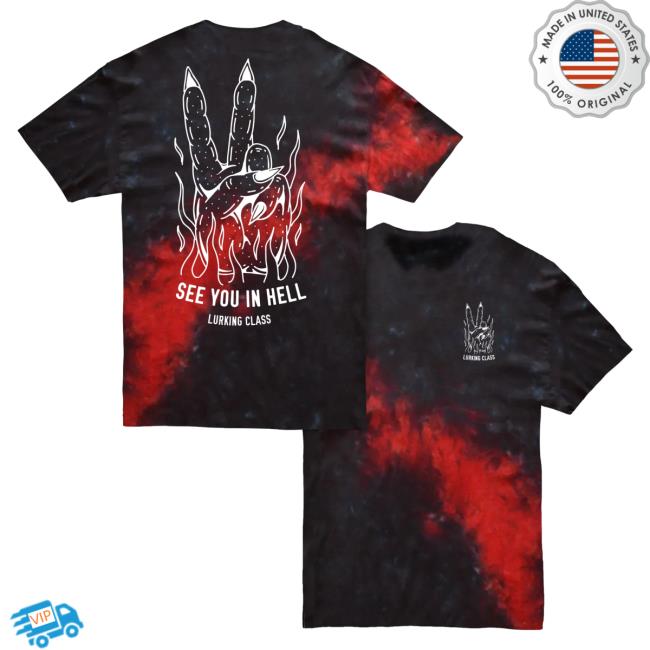 Lurking Class Clothing See You In Hell Tie Dye T Shirt Black/Tie-Dye LurkingClass