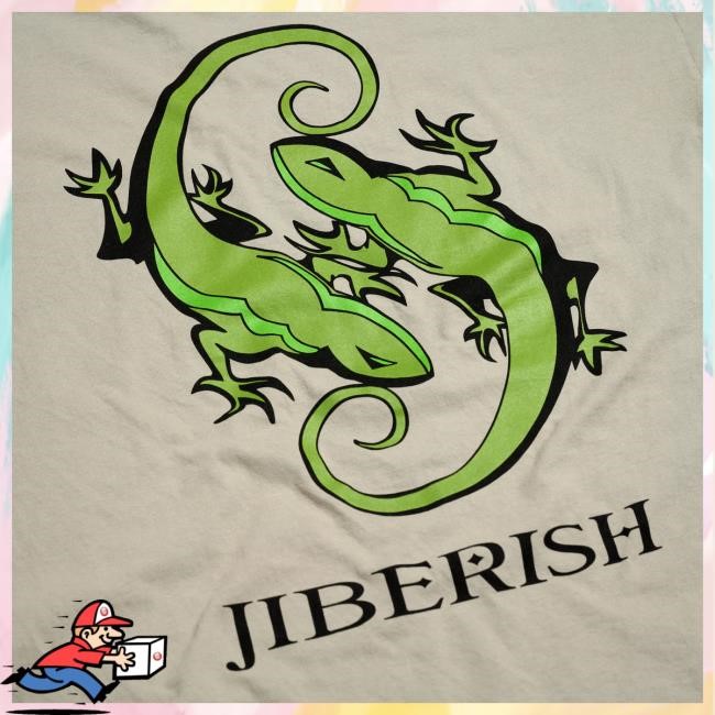 Official Jiberish Clothing Twin Lizzy T Shirt Sage