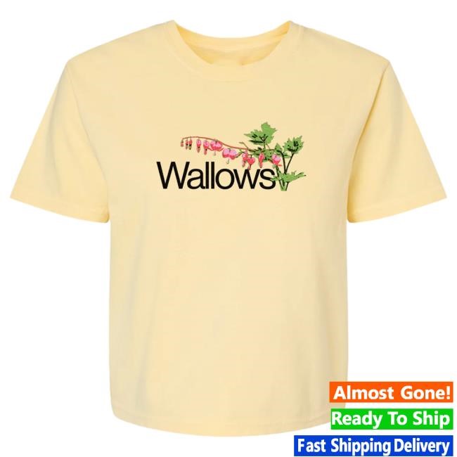 Official Wallows Merch Store Shop Wallows Music Flowers Ladies Crop Shirts