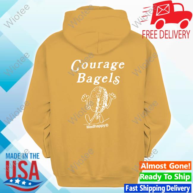 Madhappy Courage Bagels Fleece Hoodie Sweatshirt Courage Bagels Fleece Hoodie Sweatshirt